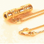 Gold Mini Necklace Kaleidoscope